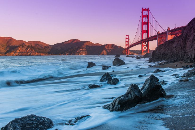 san,golden, display, gate apple backgrounds, waves, beach, cool images,  ocean, sea, francisco, bridge, bay, download wallpapers,holiday,  architecture, ...
