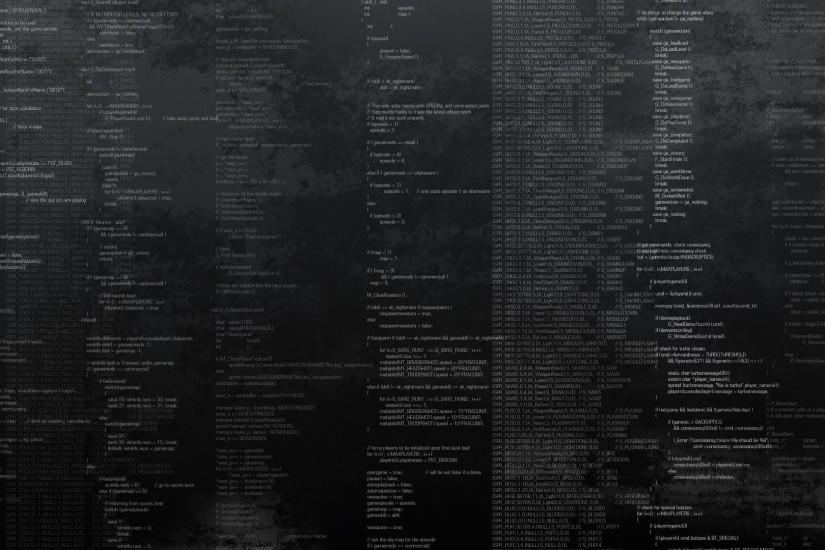 programming Doom code wallpaper