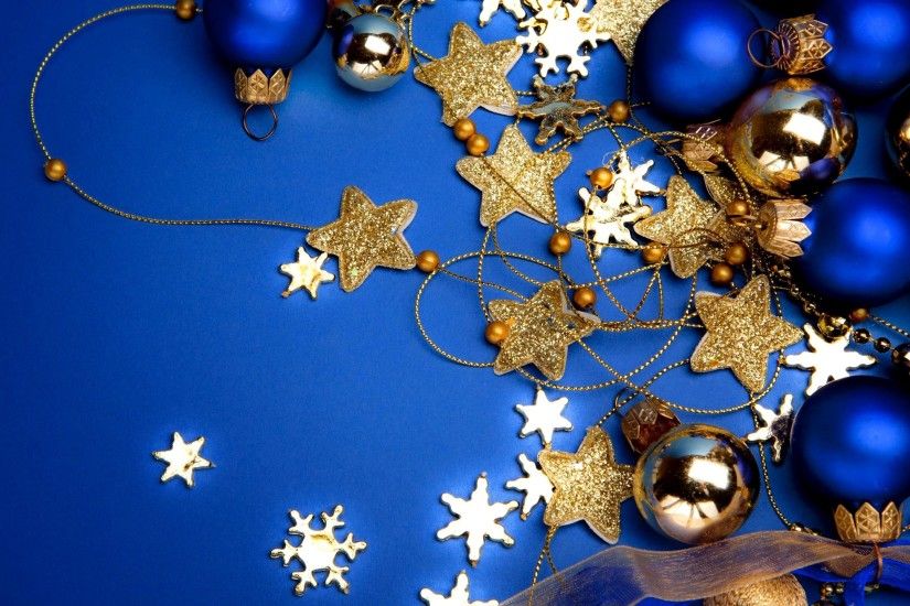Blue <b>Christmas Decorations Wallpaper</b> 722743 - WallDevil