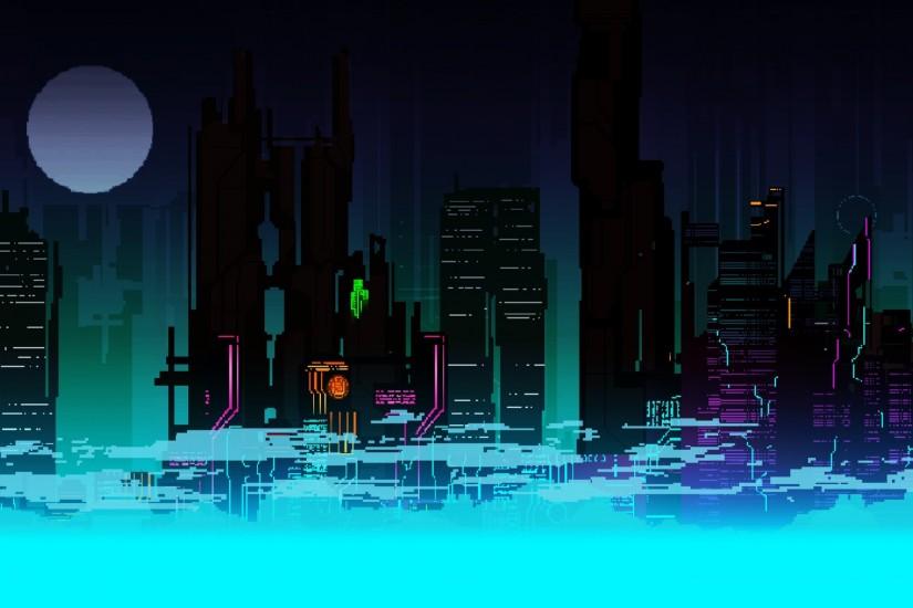 pixel art background 1920x1187 for 1080p