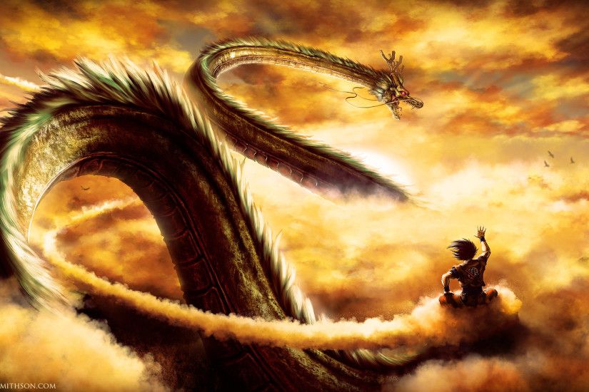 Anime - Dragon Ball Z Goku Shenron (Dragon Ball) Anime Wallpaper