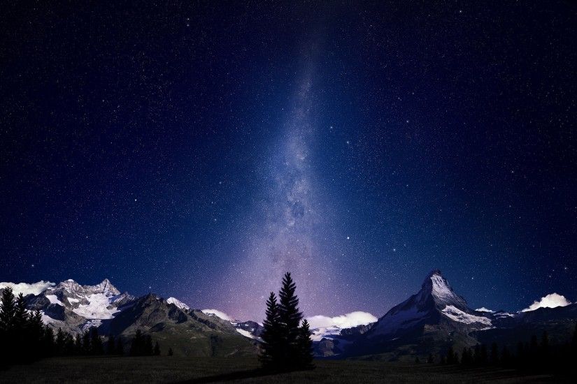 Download hd wallpapers of 202016-landscape, Milky Way, Mountain, Stars. Free