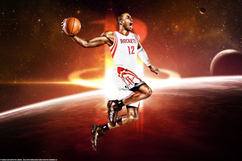 Dwight Howard Wallpaper - Houston Rockets Jersey, Man Making Determined  Effort!