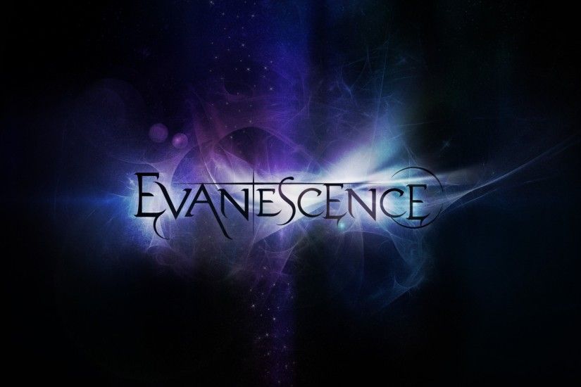 Preview wallpaper evanescence, name, graphics, font, background 1920x1080