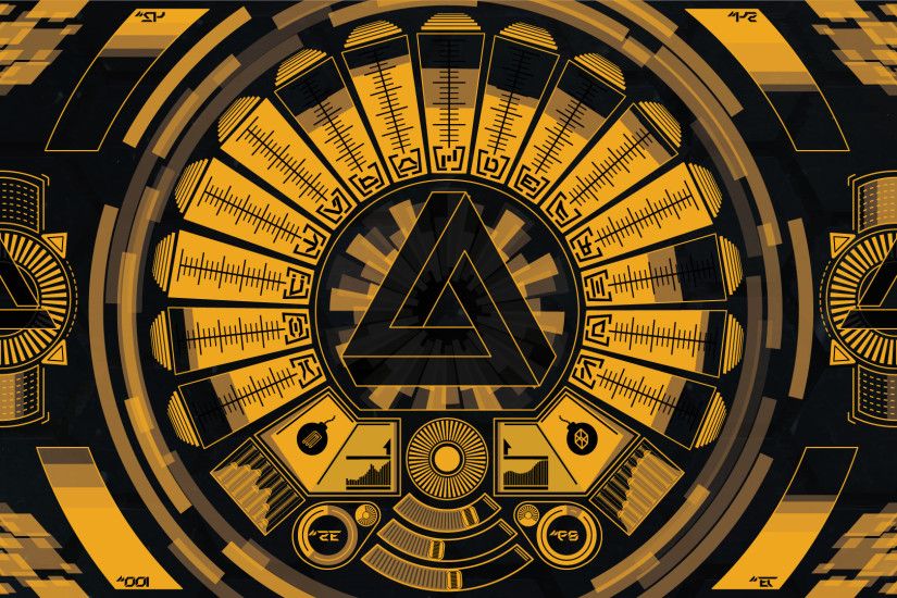geometry, Abstergo Industries, Interfaces, Sound, Deus Ex: Human  Revolution, Deus Ex, Penrose Triangle Wallpaper HD