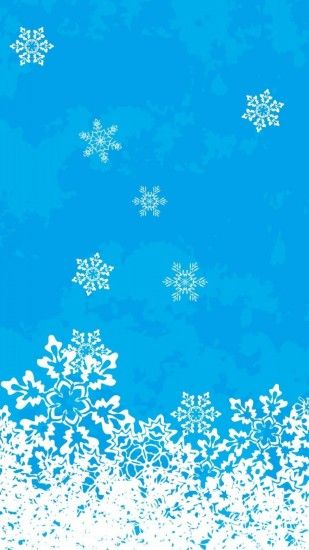blue and white snowflakes iPhone 6 plus wallpaper for 2015 Christmas