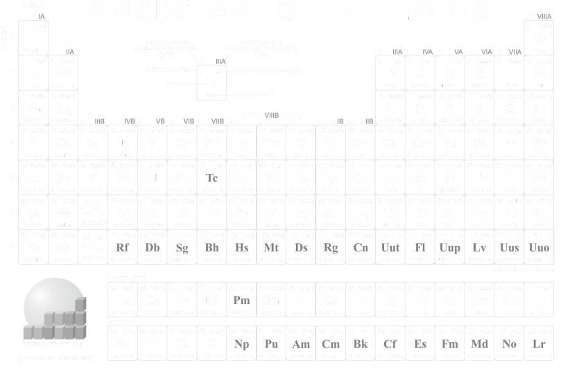 Periodic table for dark backgrounds