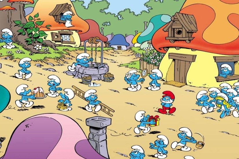 widescreen backgrounds the smurfs - the smurfs category