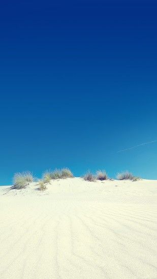 Nature iPhone 6 Plus Wallpapers - Desert Sand Dune Clear Blue Sky iPhone 6  Plus HD