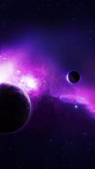 Wallpaper Iphone 6 Plus Violet Space 5 5 Inches