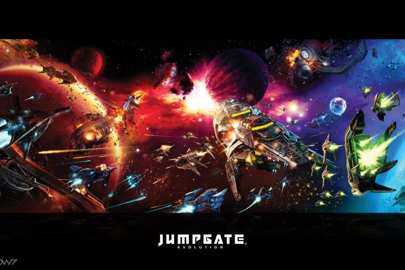 1920x1200 jumpgate evolution epic space combat widescreen wallpaper