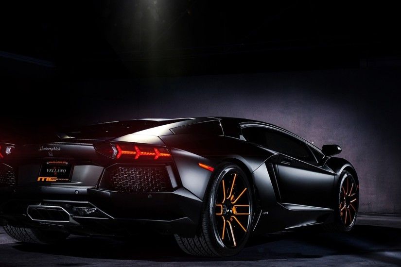 Matte Black Lamborghini Aventador on Vellano wheels Wallpaper available in  various resolutions to suit your computer desktop, iPhone, iPad & Androidâ¢  ...