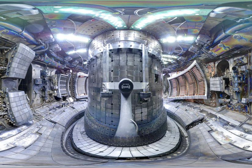 Inside MIT's "ARC Reactor," C-Mod, only 0.68 meters in radius, smallest  fusion reactor with the strongest magnetic field in the world.