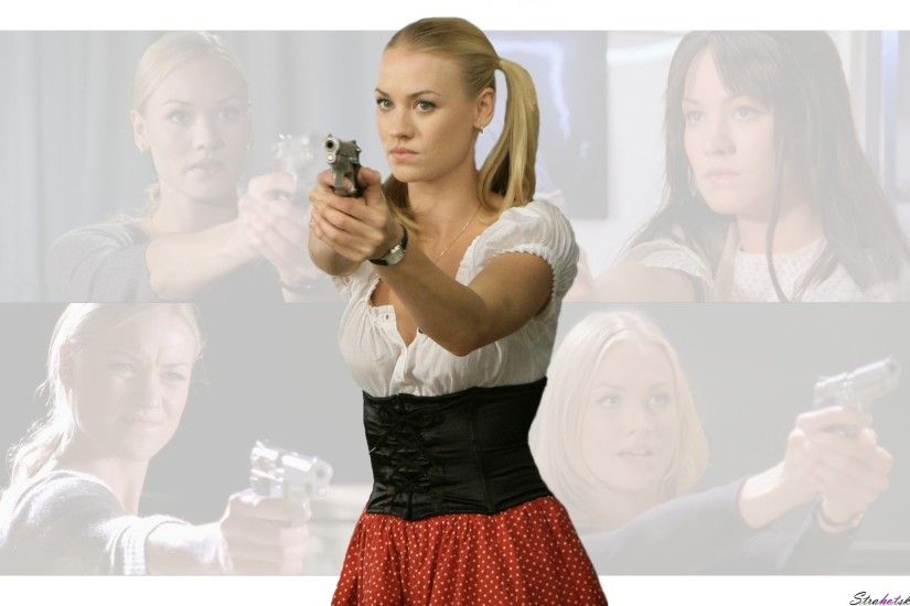 Yvonne Strahovski as the bad ass wiener girl on " ...