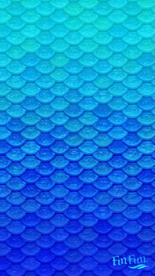 Mermaid scale wallpaper for your phone or tablet. Download similar  wallpapers at FinFriends.com