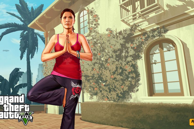 GTA 5 - Yoga with Amanda 2880x1800 wallpaper