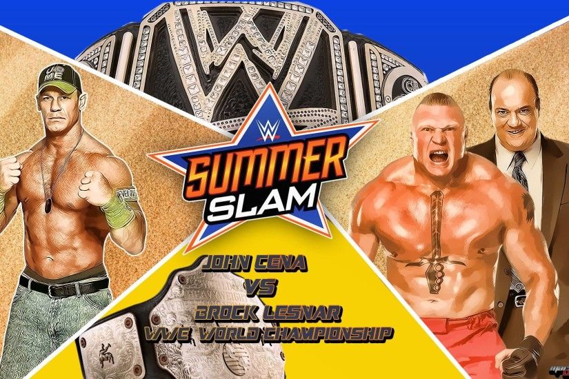 WWE Summerslam 2015 John Cena Vs Brock Lesnar Wallpapers .