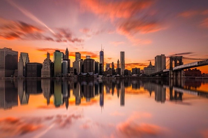 Free New York Images. New york city pink sunset wallpaper ...