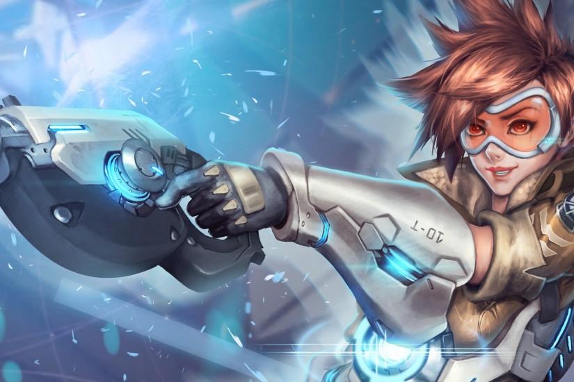 330 Tracer (Overwatch) HD Wallpapers | Backgrounds - Wallpaper Abyss