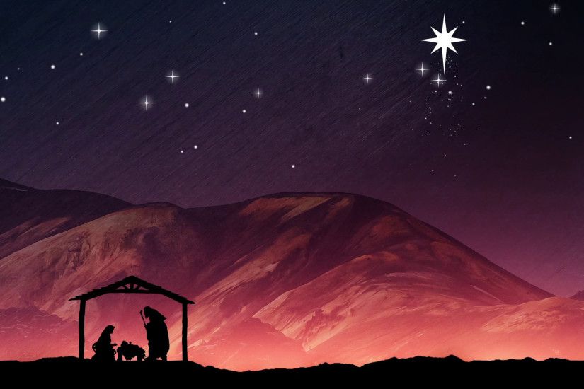 Mary, Joseph And Baby Jesus In A Manger Motion Background - VideoBlocks