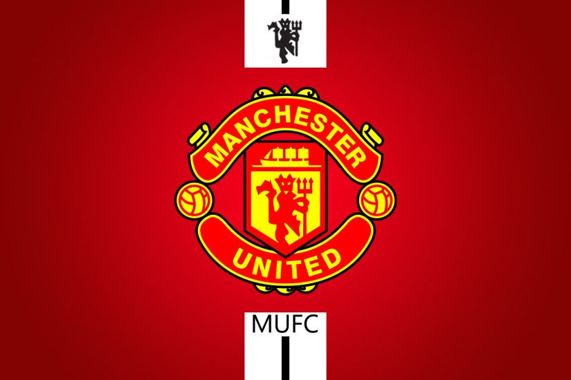 Manchester United Logo High Def Wallpaper.