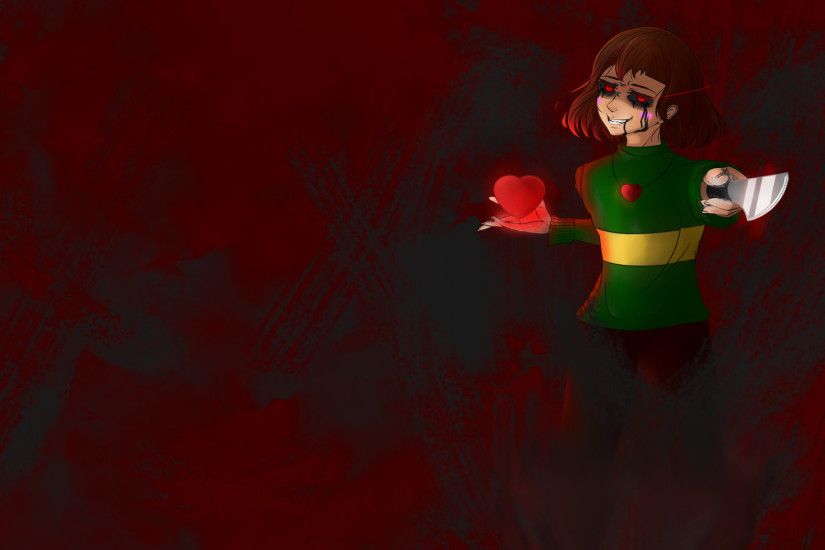 Chara - The World is Ending (Undertale Wallpaper)