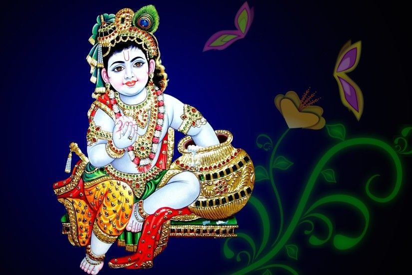 Download Happy Krishna Janmashtami HD Wallpaper