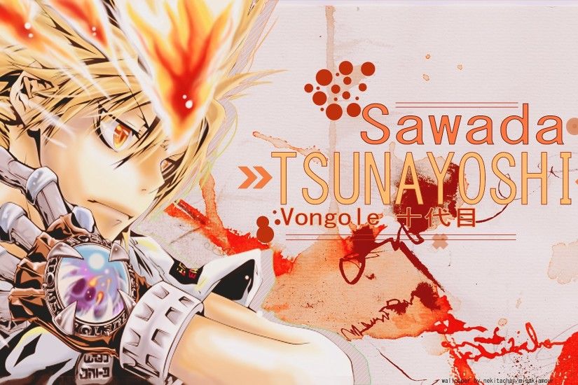 Tags: Anime, Katekyo Hitman REBORN!, Sawada Tsunayoshi, Juudaime, HD  Wallpaper