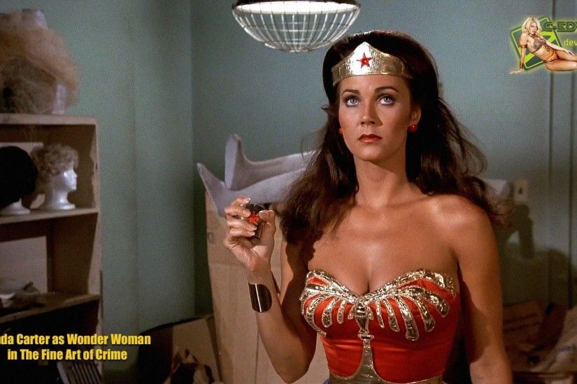 Lynda Carter as Wonder Woman in The Fine Art of Crime Lynda Carter, Crime,