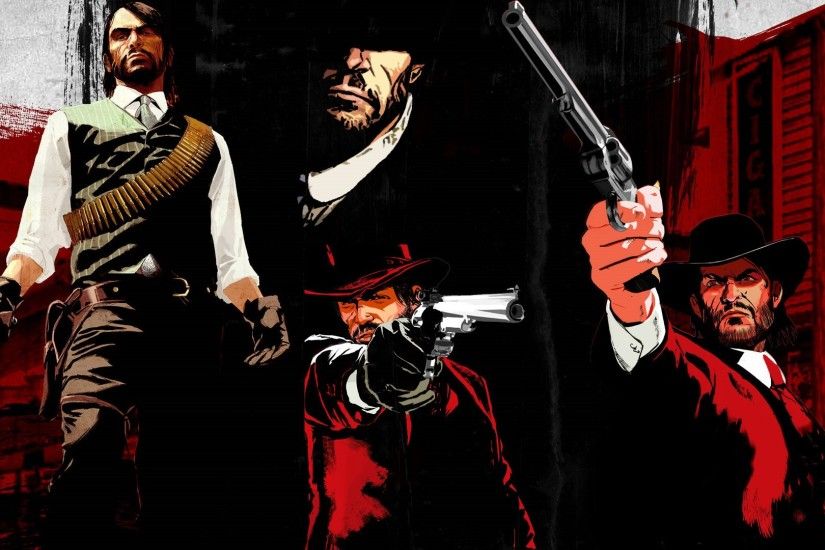 General 1920x1080 Red Dead Redemption John Marston Rockstar Games artwork  video games