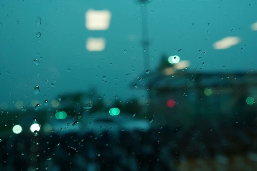 raining day mood. water drops on glass window. rain background Stock Video  Footage - VideoBlocks