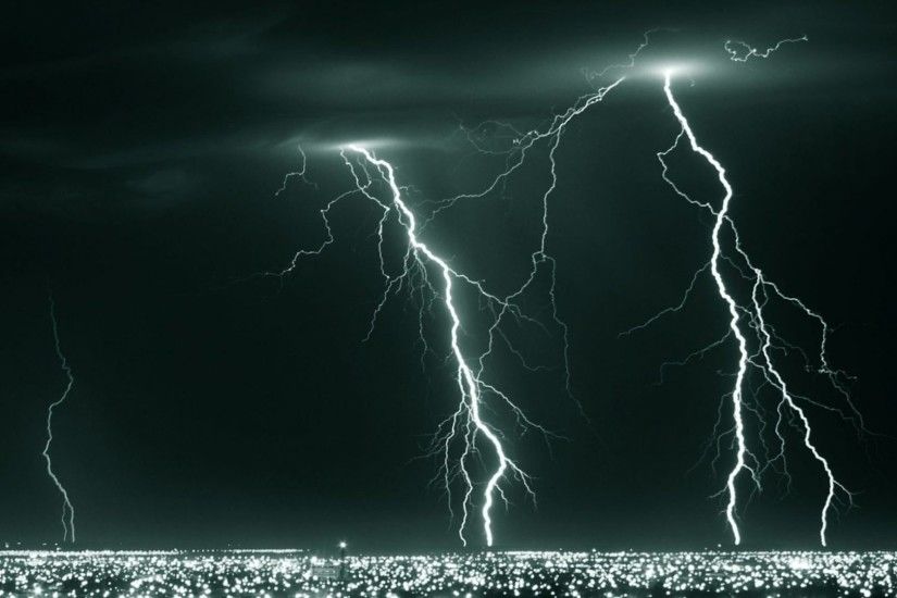 Lightning Tag - Lightning Clouds City Sky Symphony Electric Nature Night  Bolts Pictures Hd for HD