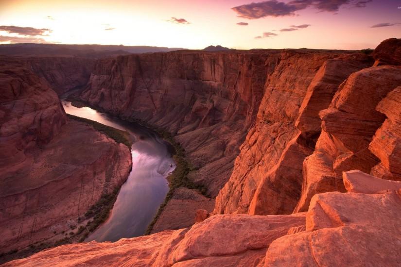 Colorado river through the Grand Canyon wallpaper