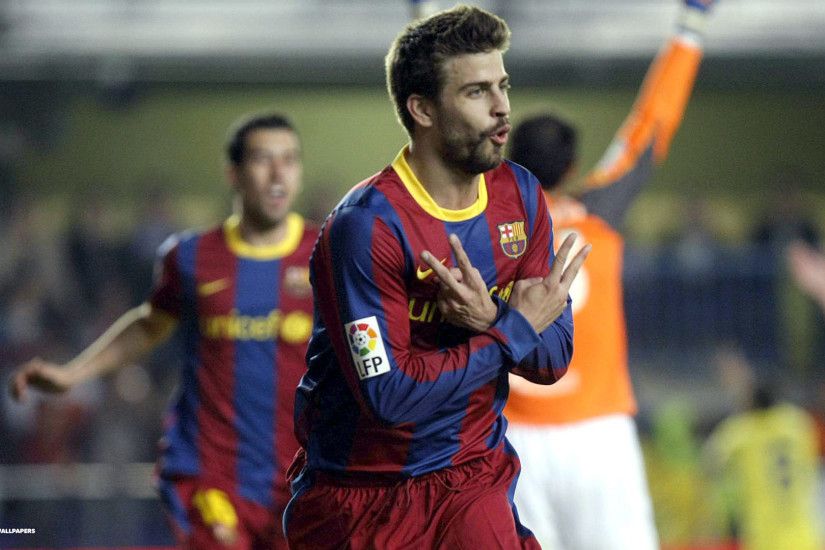 The player of Barcelona Gerard Pique