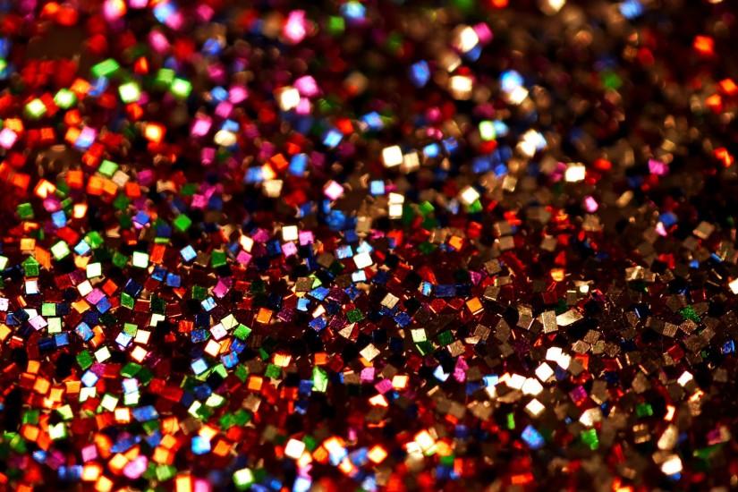 Colorful Glitter Wallpaper Background.