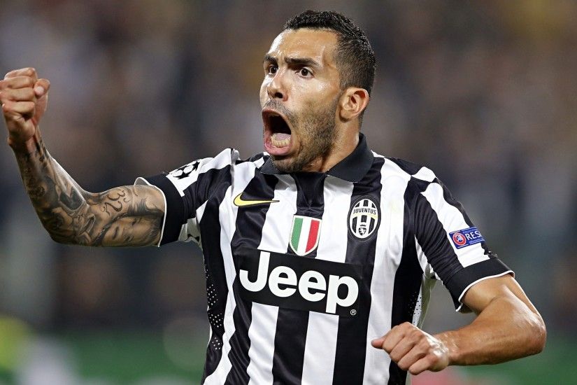 Carlos Tevez gave Juventus a 2-1 win in the Champions League semi-final