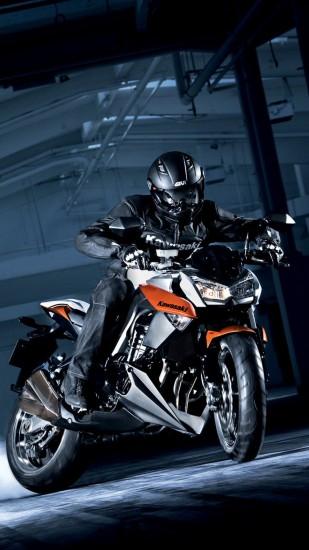 Cool Kawasaki motorcycle iPhone 6 Plus Wallpaper