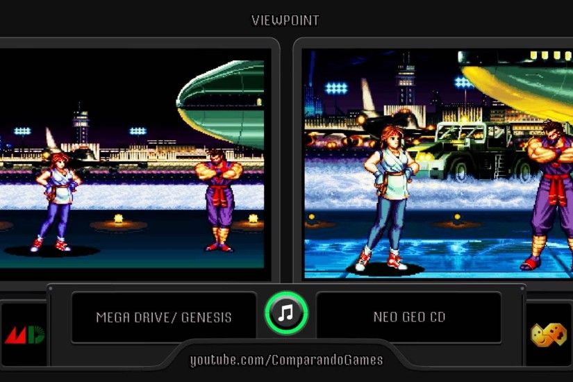 Ryuuko no Ken 2 (Super Famicom vs Neo Geo Cd) Side by Side Comparison (Art  of Fighting 2) Snes - YouTube
