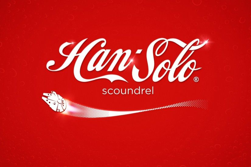 Coca-Cola Coke Red Star Wars Han Solo Millennium Falcon Spaceship humor  text movies drinks soda cola red wallpaper | 1920x1200 | 55144 | WallpaperUP