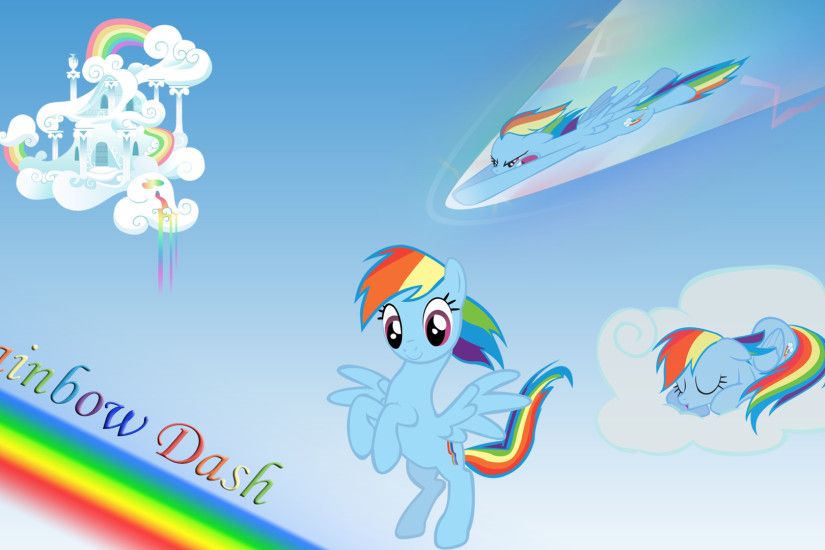 My Little Pony FIM Background | MLP:FiM Rainbow Dash wallpaper by Apoljak