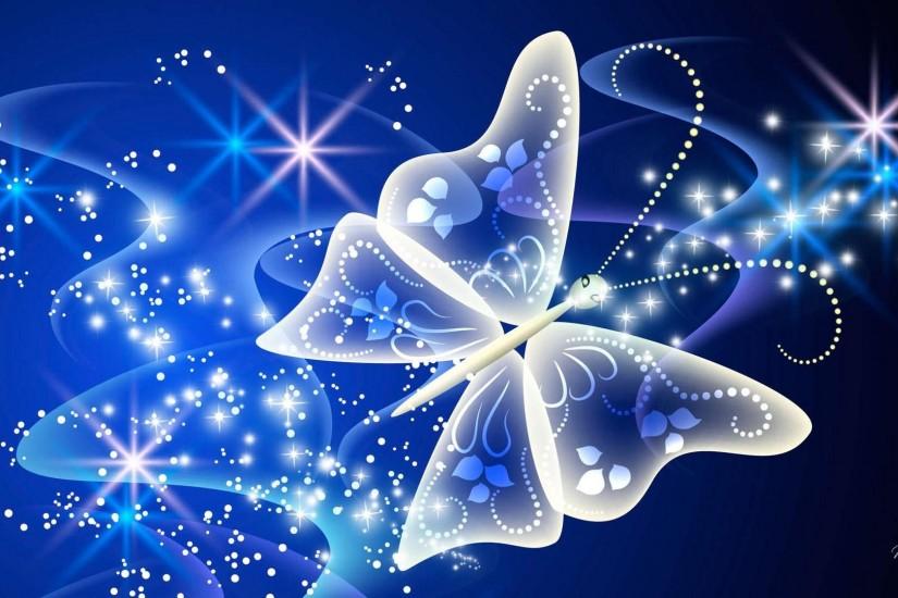 Butterfly Magical Radiance Background Download Button