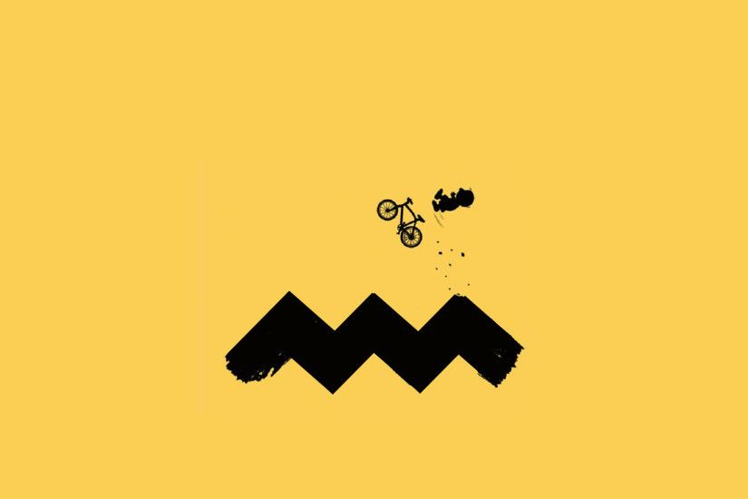 Charlie Brown cycling wallpaper 1920x1080 jpg