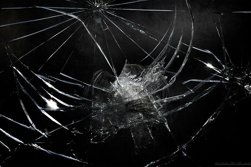 Cracked Screen Image. Broken Glass Wallpaper Picture
