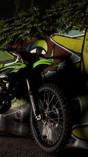 Kawasaki Dirt Bike Samsung S4 Wallpaper