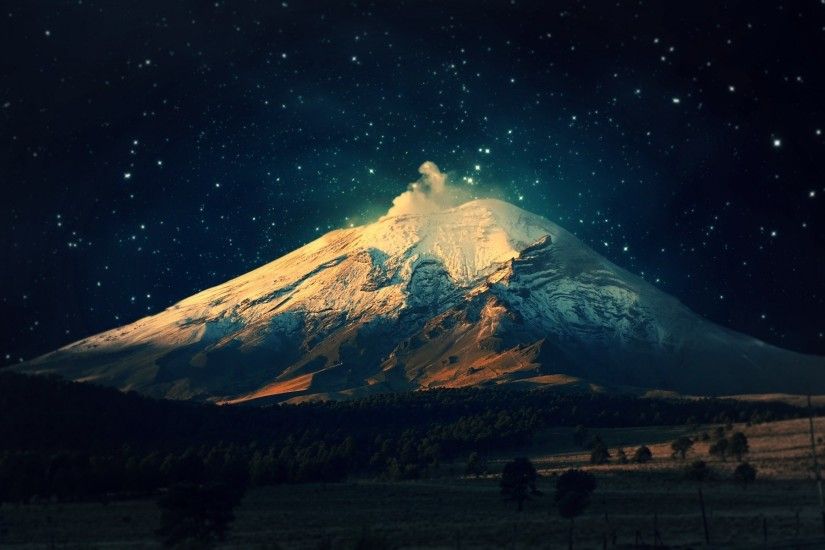 Night Mountain Moonlight Wallpaper - http://www.gbwallpapers.com/night