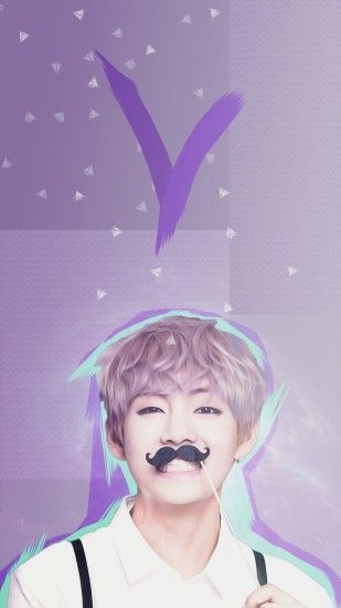 Graphical kpop — BTS V wallpaper for iphone 5 // Requested by.