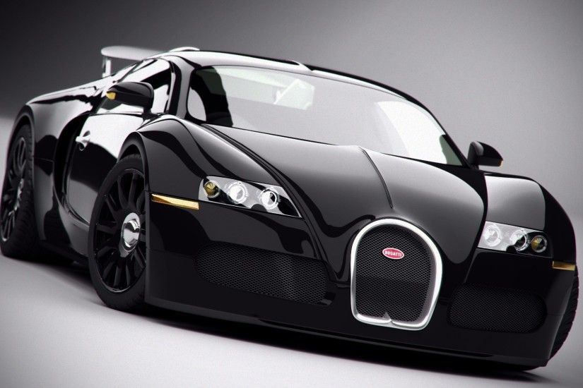 Black Bugatti Veyron 1080p Wallpaper-For Desktop | Car Wallpapers ...