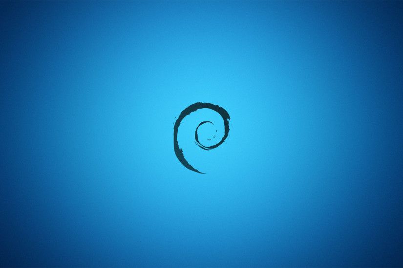 Debian Light Blue Background