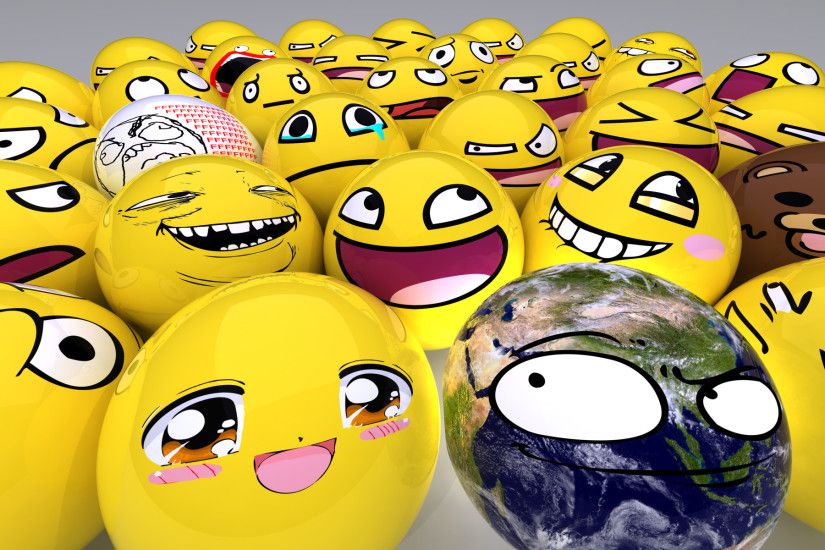 Awesome Smiley Face Wallpaper Awesome face wallpaper