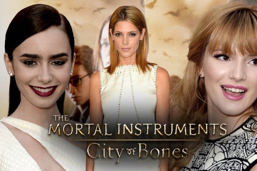 Lily Collins, Bella Thorne & Ashley Greene White Hot at 'The Mortal  Instruments' Premiere - YouTube